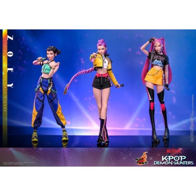KPOP DEMON HUNTERS - Zoey 1/6 Hot Toys Action Figure 27 cm