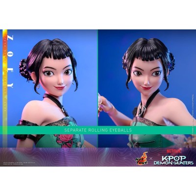 KPOP DEMON HUNTERS - Zoey 1/6 Hot Toys Action Figure 27 cm