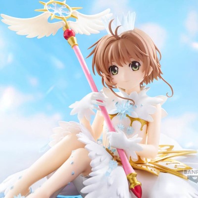 CARDCAPTOR SAKURA - Sakura Kinomoto Clear Card Figure Banpresto PVC Figure 14 cm