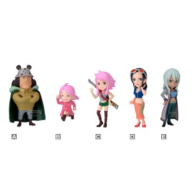 ONE PIECE - Child Blodline 3 World Collectable Figure Pacco Completo 5 cm