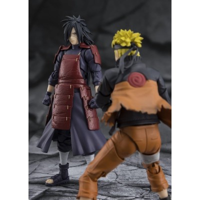 NARUTO SHIPPUDEN - Madara Uchiha Legend of Darkness S.H.Figuarts Bandai Action Figure 17 cm