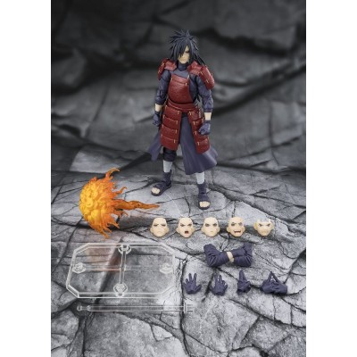 NARUTO SHIPPUDEN - Madara Uchiha Legend of Darkness S.H.Figuarts Bandai Action Figure 17 cm