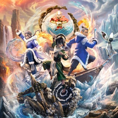 AVATAR: THE LAST AIRBENDER - Toph 1/10 Iron Studios Art Scale Resin Statue 20 cm