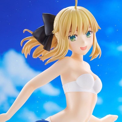 FATE/STAY NIGHT - Saber Lily Beach Queens L Size Pop Up Parade Wave PVC Figure 24 cm