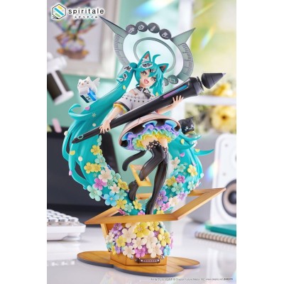 HATSUNE MIKU X NAOKI SAITO - My Figure Making! The Painter Ver. 1/7 Taito PVC Figure 34 cm