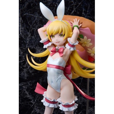 MONOGATARI SERIES - Shinobu Oshino White Bunny Ver. 1/4 A Dimension PVC Figure 35 cm