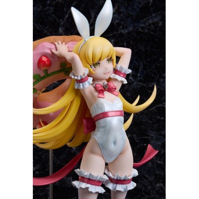 MONOGATARI SERIES - Shinobu Oshino White Bunny Ver. 1/4 A Dimension PVC Figure 35 cm