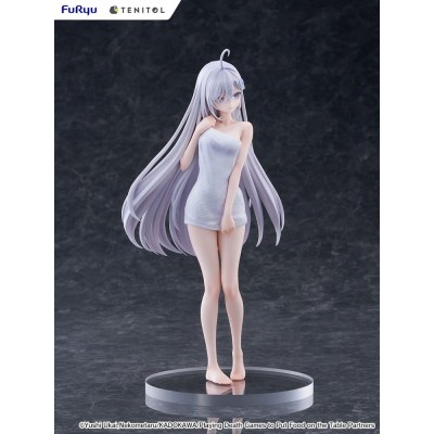 PLAYING DEATH GAMES TO PUT FOOD ON THE TABLE - Yuki Golden Bath Ver. Light Novel Furyu PVC Figure 30 cm