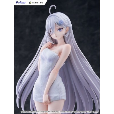 PLAYING DEATH GAMES TO PUT FOOD ON THE TABLE - Yuki Golden Bath Ver. Light Novel Furyu PVC Figure 30 cm