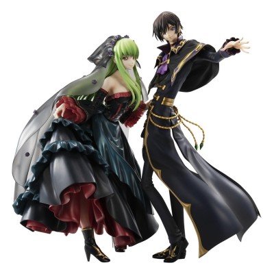 CODE GEASS: LELOUCH OF THE REBELLION - L.L. & C.C. 20th Anniversary Precious G.E.M. Series 2-Pack Megahouse PVC Figure 25 cm