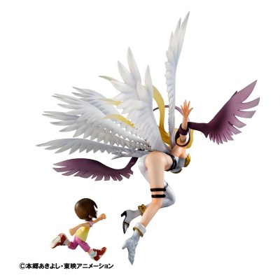 DIGIMON ADVENTURE - Angewomon & Hikari Yagami Precious G.E.M. Series Megahouse PVC Figure 22 cm