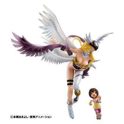 DIGIMON ADVENTURE - Angewomon & Hikari Yagami Precious G.E.M. Series Megahouse PVC Figure 22 cm