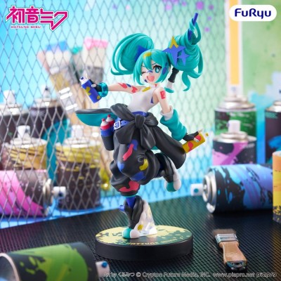 HATSUNE MIKU - Paint Girl Another Color Ver. Muchute Furyu PVC Figure 23 cm