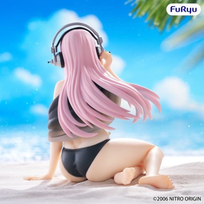 SUPER SONICO - Super Sonico Swimsuit Black Color Ver. Noodle Stopper Furyu PVC Figure 10 cm