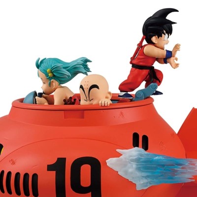 DRAGON BALL - Son Goku, Bulma & Krillin (Ichibansho VS Red Ribbon Army) Bandai PVC Figure 16 cm