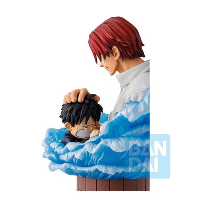 ONE PIECE - Shanks & Luffy (Ichibansho Red Hair Pirates - Last Battle) Bandai PVC Figure 15 cm