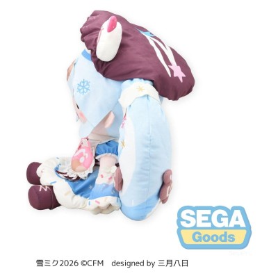 CHARACTER VOCAL SERIES 01 - Snow Miku 2026 Dodeka Jumbo Fuwa Petit Plush Figure Sega PVC Figure 50 cm