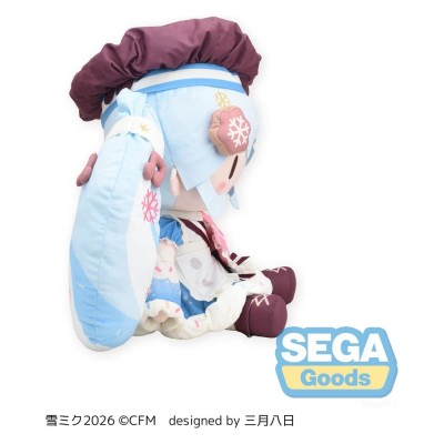 CHARACTER VOCAL SERIES 01 - Snow Miku 2026 Dodeka Jumbo Fuwa Petit Plush Figure Sega PVC Figure 50 cm