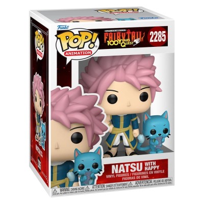 FAIRY TAIL 100 YEARS QUEST - Natsu With Happy Funko Pop Animation 2285