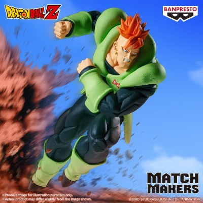 DRAGON BALL Z - Android 16 Match Makers Banpresto PVC Figure 17 cm