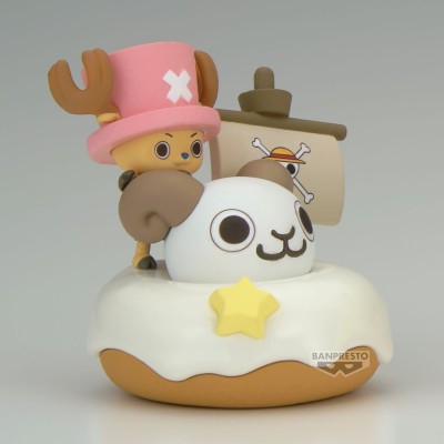 ONE PIECE - Tony Tony Chopper Paldolce Collection Chopper, Bepo & Pirate Ship Banpresto PVC Figure 6 cm