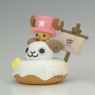 ONE PIECE - Tony Tony Chopper Paldolce Collection Chopper, Bepo & Pirate Ship Banpresto PVC Figure 6 cm