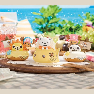 ONE PIECE - Bepo Paldolce Collection Chopper, Bepo & Pirate Ship Banpresto PVC Figure 6 cm