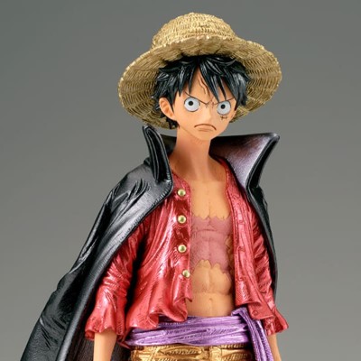 ONE PIECE - Monkey D. Luffy Premium the Metallic Banpresto PVC Figure 30 cm