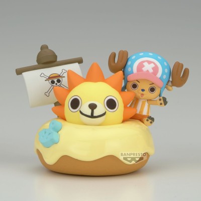 ONE PIECE - Tony Tony Chopper Paldolce Collection Chopper, Bepo & Pirate Ship Banpresto PVC Figure 5 cm