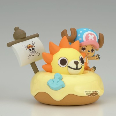 ONE PIECE - Tony Tony Chopper Paldolce Collection Chopper, Bepo & Pirate Ship Banpresto PVC Figure 5 cm