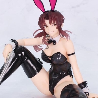 BLACK LAGOON - Revy Bunny Ver. 1/7 One-Seventh Carat System Service PVC Figure 16 cm