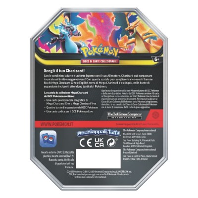 Pokemon - Tin da collezione Mega Charizard (1 Tin casuale) (ITA)