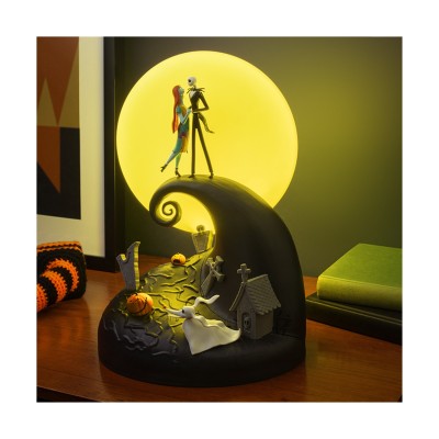 NIGHTMARE BEFORE CHRISTMAS - Jack & Sally Diorama Light 22 cm