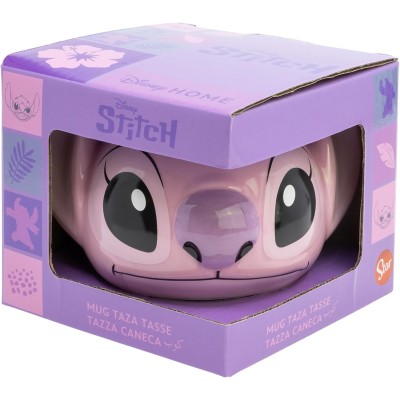 LILO & STITCH - Angel Stitch Tazza 3D Rosa in ceramica 380 ml
