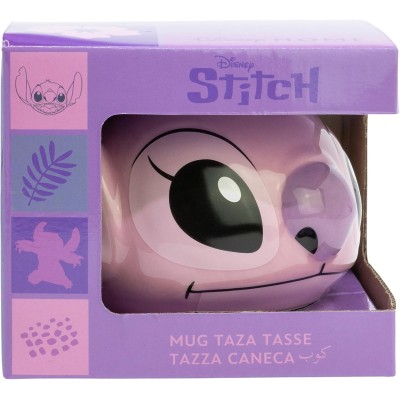 LILO & STITCH - Angel Stitch Tazza 3D Rosa in ceramica 380 ml