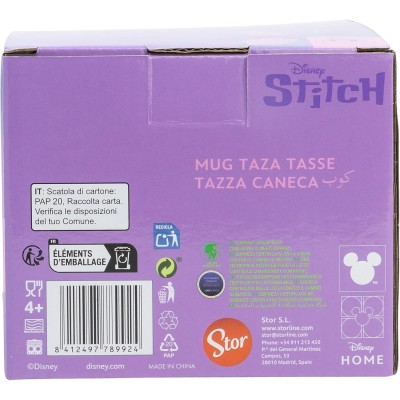 LILO & STITCH - Angel Stitch Tazza 3D Rosa in ceramica 380 ml