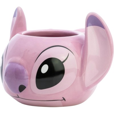 LILO & STITCH - Angel Stitch Mug 3D Pink 380 ml