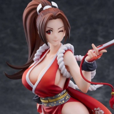 THE KING OF FIGHTERS XV - Mai Shiranui AmiAmi Limited Edition Ver. 1/7 Golden Head PVC Figure 26 cm