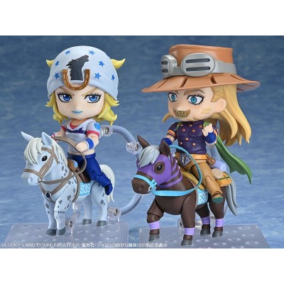 JOJO'S BIZARRE ADVENTURE STEEL BALL RUN - Gyro Zeppeli DX Ver. Nendoroid Action Figure 10 cm