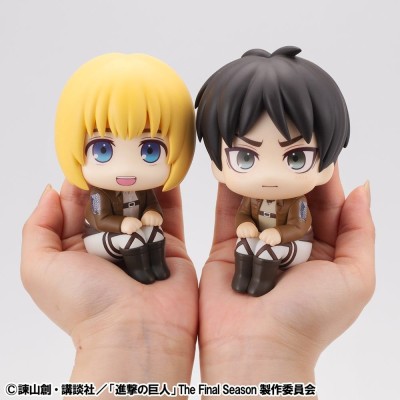 ATTACK ON TITAN - Armin Arlert & Eren Yeager Grumpy Ver. 2-Pack Lookup Megahouse PVC Figure 11 cm