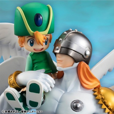 DIGIMON ADVENTURE - Angemon & Takeru Takaishi G.E.M. Series Megahouse PVC Figure 22 cm