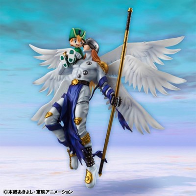 DIGIMON ADVENTURE - Angemon & Takeru Takaishi G.E.M. Series Megahouse PVC Figure 22 cm