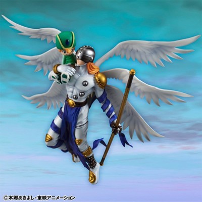 DIGIMON ADVENTURE - Angemon & Takeru Takaishi G.E.M. Series Megahouse PVC Figure 22 cm