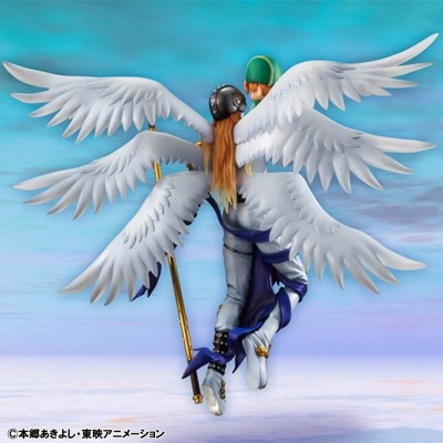 DIGIMON ADVENTURE - Angemon & Takeru Takaishi G.E.M. Series Megahouse PVC Figure 22 cm