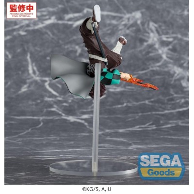 DEMON SLAYER - Tanjiro Kamado Hinokami Kagura Setting Sun Transformation Luminasta Sega PVC Figure 15 cm