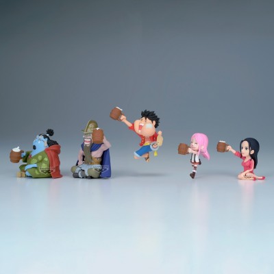 ONE PIECE - Banquet World Collectable Figure Complete Pack 5 cm