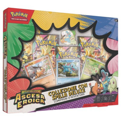 POKEMON M2.5 - Collezione con spilla deluxe Compagni d'avventura - Ascesa Eroica (ITA)