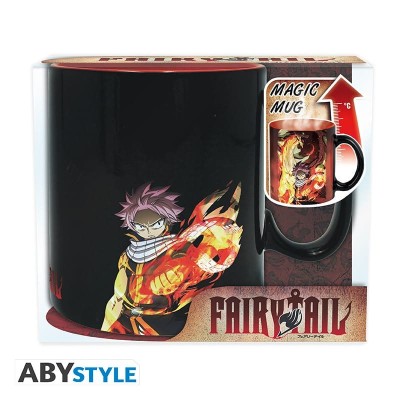 FAIRY TAIL - Natsu & Lucy Mug Heat Change 460 ml