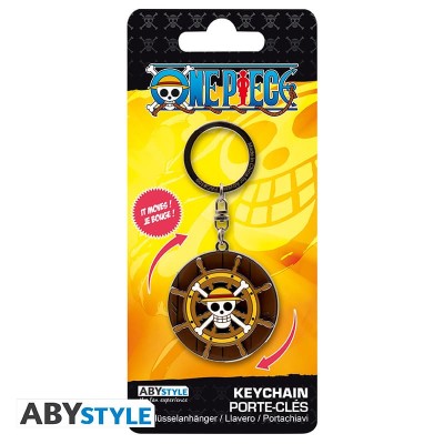 ONE PIECE - Moving Keychain Portachiavi "Thousand Sunny's Helm"