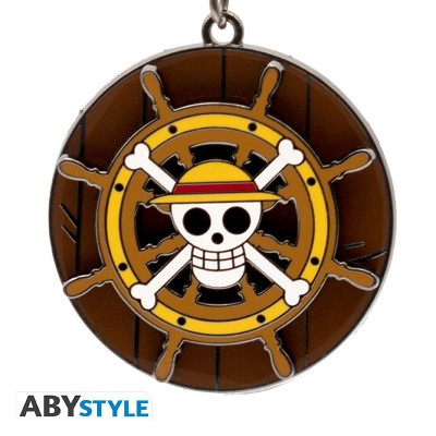 ONE PIECE - Moving Keychain Portachiavi "Thousand Sunny's Helm"